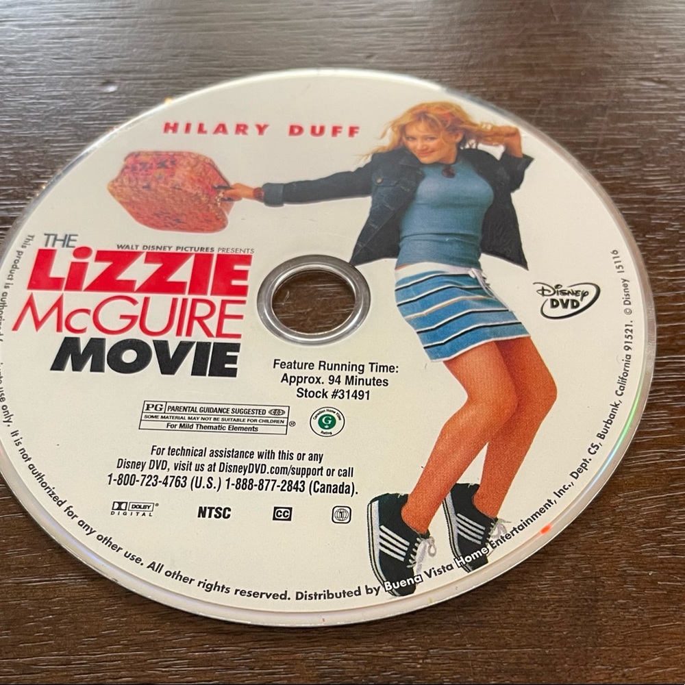 The Lizzie McGuire Movie DVD
